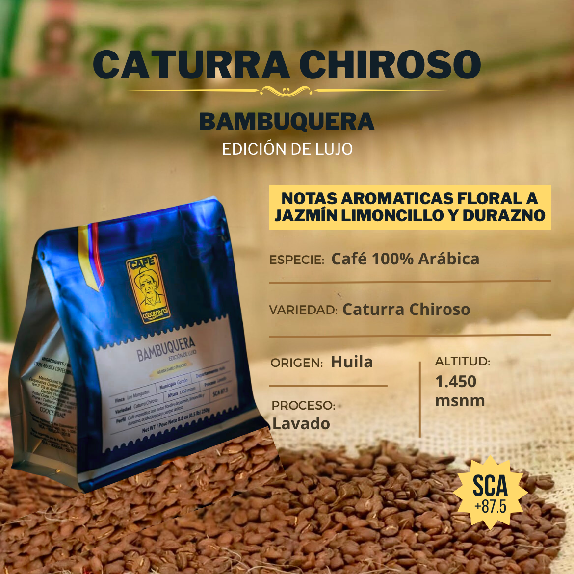 CAFÉ CATURRA CHIROSO