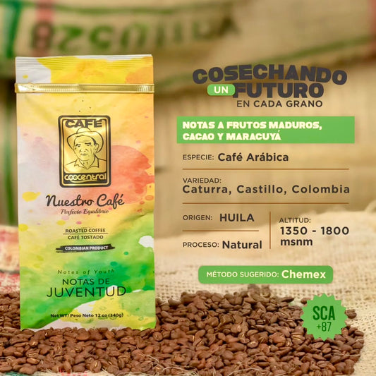 CAFÉ NOTAS DE JUVENTUD