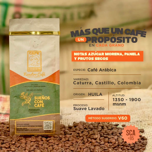 CAFÉ SUEÑOS CON CAFÉ