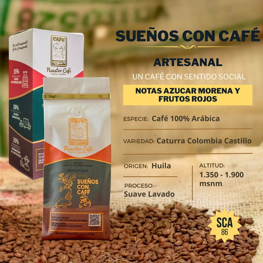 CAFÉ SUEÑOS CON CAFÉ
