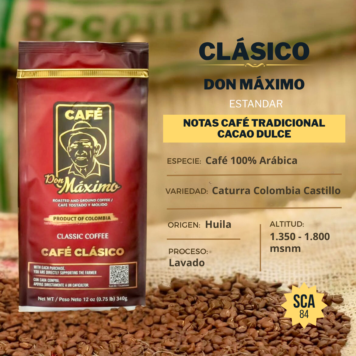 CAFÉ CLÁSICO DON MÁXIMO